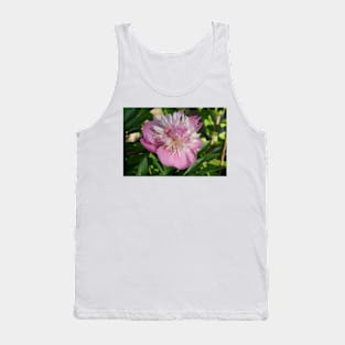 Large pink Peony flower Tank Top